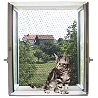 Red de protección para gatos 4 x 3 m- transparente